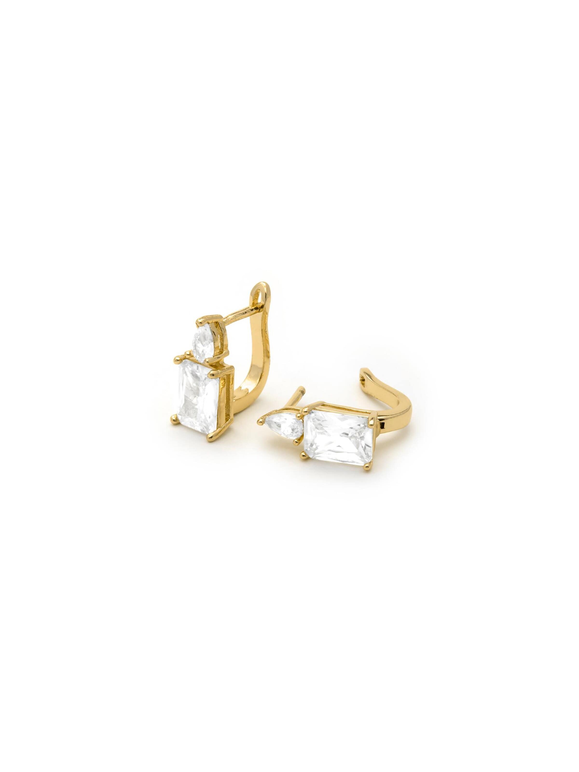 Luxenter Earrings 'Wenca' in Gold