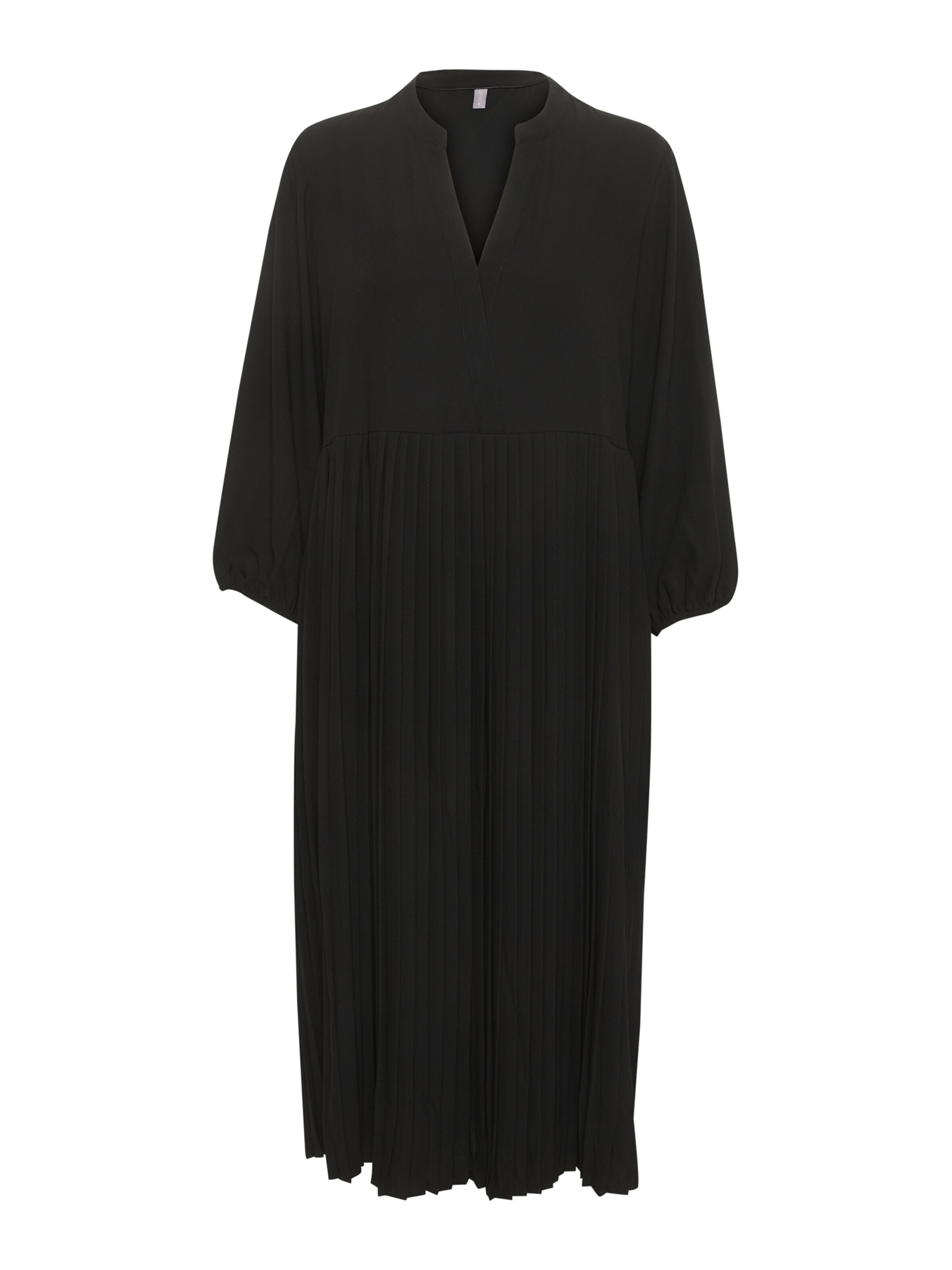 Robe-chemise 'Betty' CULTURE en noir : devant