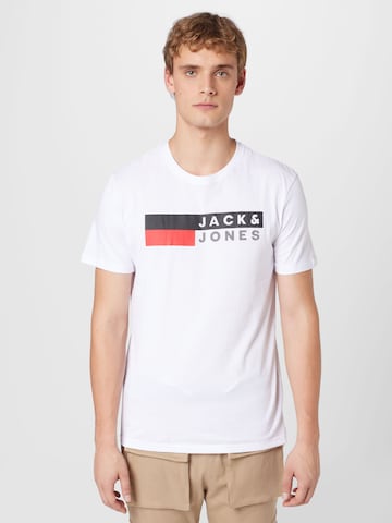 JACK & JONES Tričko - biela: predná strana