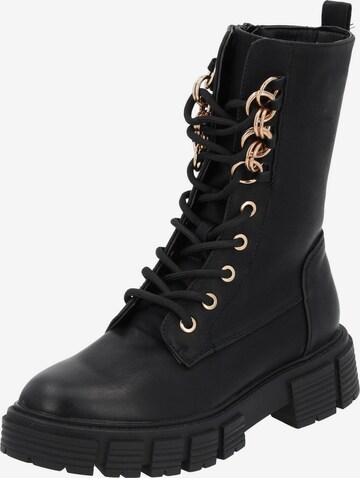 Palado Lace-Up Ankle Boots 'Ignisa' in Black: front