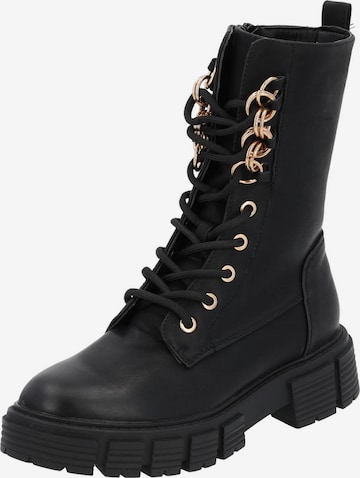 Bottines à lacets 'Ignisa' Palado en noir : devant