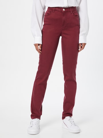 Slimfit Jeans 'SHAKIRA' di BRAX in rosso: frontale