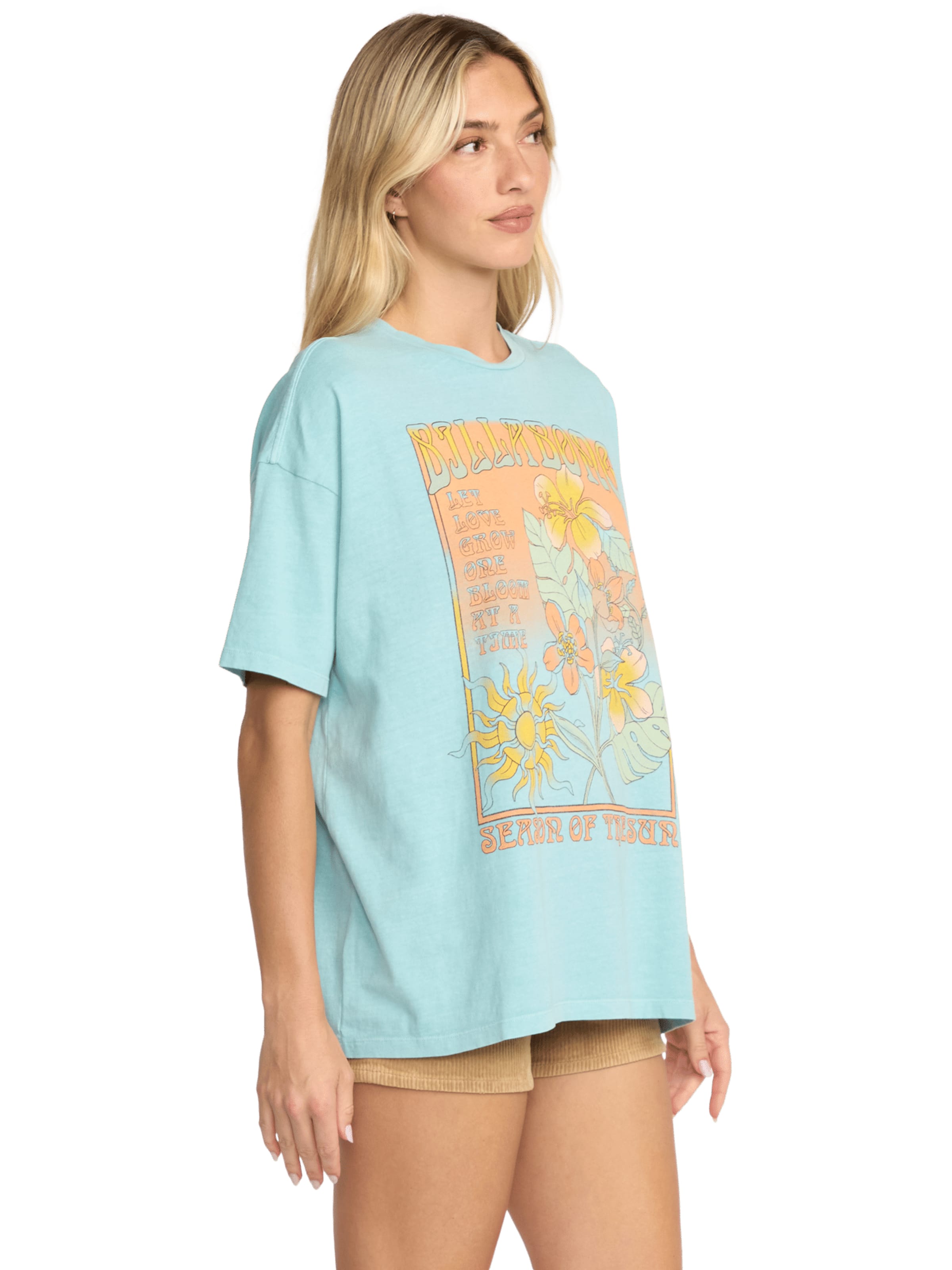 T-shirt 'Daylight Blooms' BILLABONG en bleu