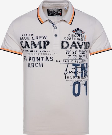 Maglietta di CAMP DAVID in beige: frontale