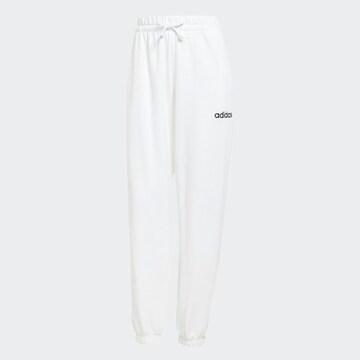 ADIDAS SPORTSWEARTapered Sportske hlače 'ESSENTIALS' - bijela boja: prednji dio