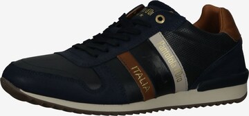 Baskets basses PANTOFOLA D'ORO en bleu : devant