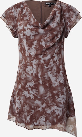 Motel Dress 'VALENCIA' in Brown: front