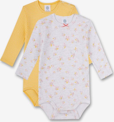 SANETTA Pijama entero/body en amarillo / gris moteado / rosa / blanco, Vista del producto