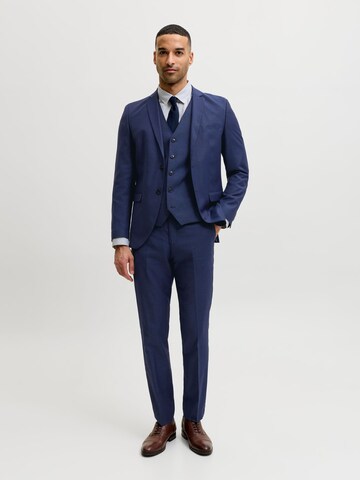 JACK & JONES Слим Плиссированные брюки 'Solaris' в Синий: спереди