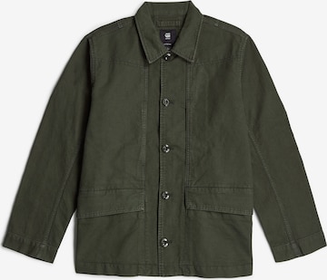 G-STAR Comfort fit Button Up Shirt in Green: front