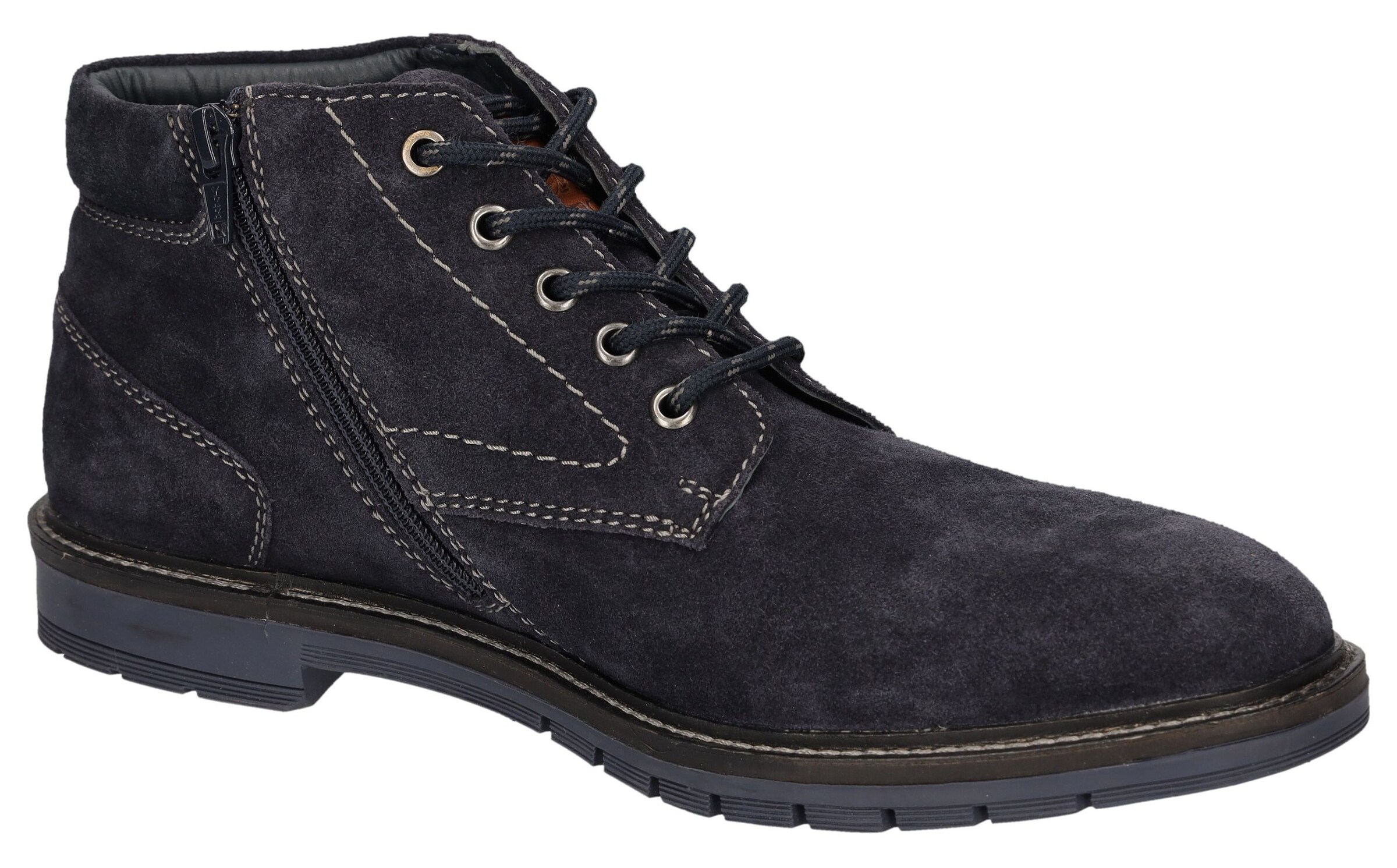LERROS Lace-Up Boots in Blue