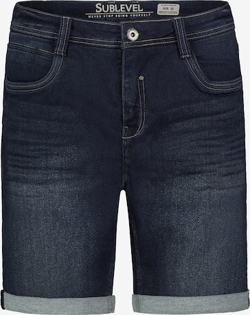 Sublevel Regular Shorts in Blau: Vorderseite