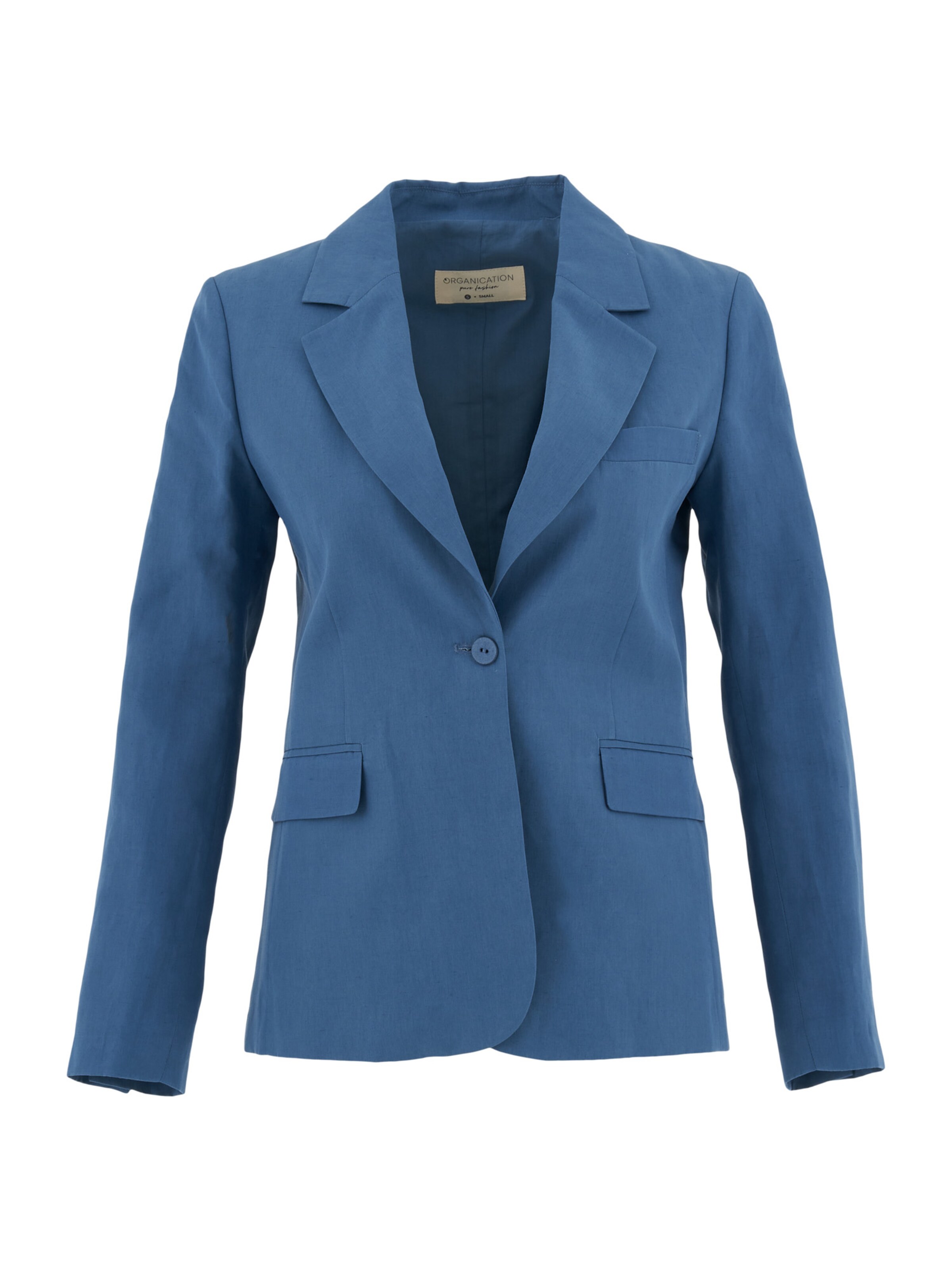 Organication Blazer in Blau: Vorderseite
