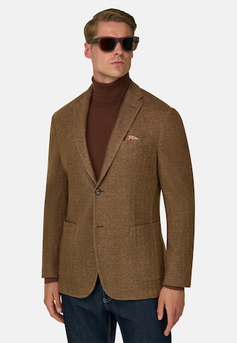 Boggi Milano Regular Fit Sakko in Braun: Vorderseite