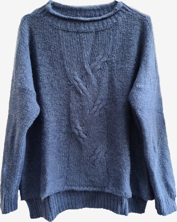 Heimatliebe Sweater in Blue: front