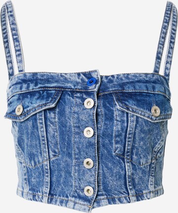 KARL LAGERFELD JEANS Top in Blue: front
