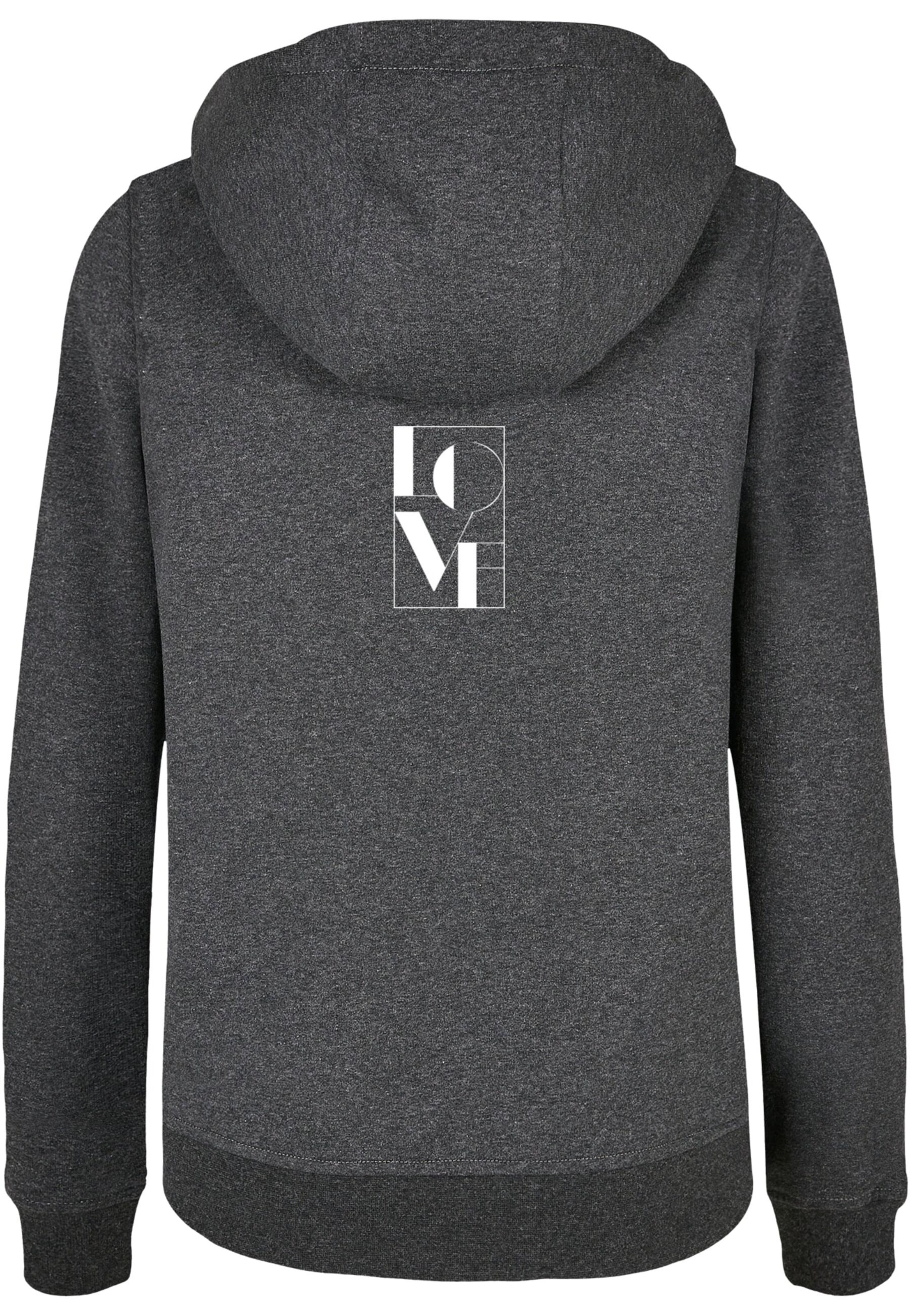Merchcode Sweatshirt 'Love' i grå