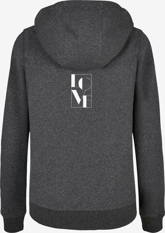 Merchcode Sweatshirt 'Love' in Grey