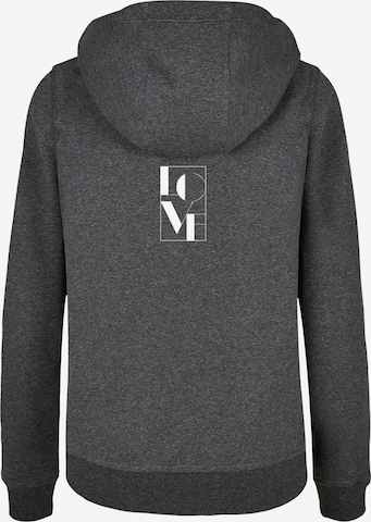 Merchcode Sweatshirt 'Love' in Grau