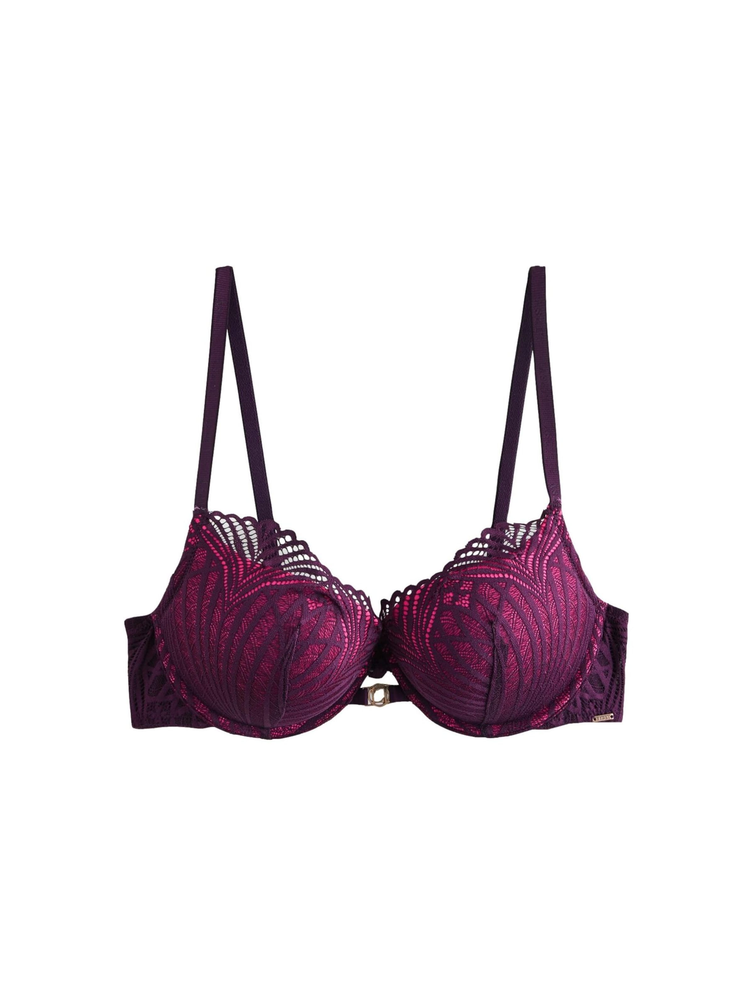 Lipsy T-Shirt BH in Lila: Vorderseite