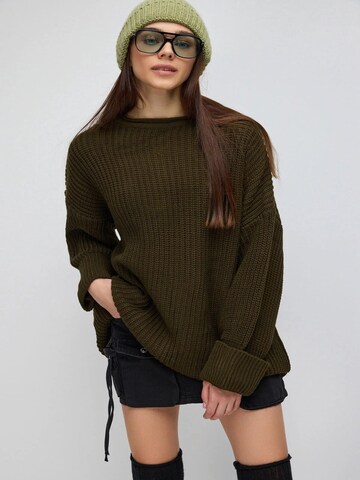 No Matter What Oversized sweater in Green
