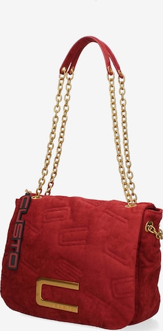 Borsa a spalla di Custo Barcelona in rosso: frontale