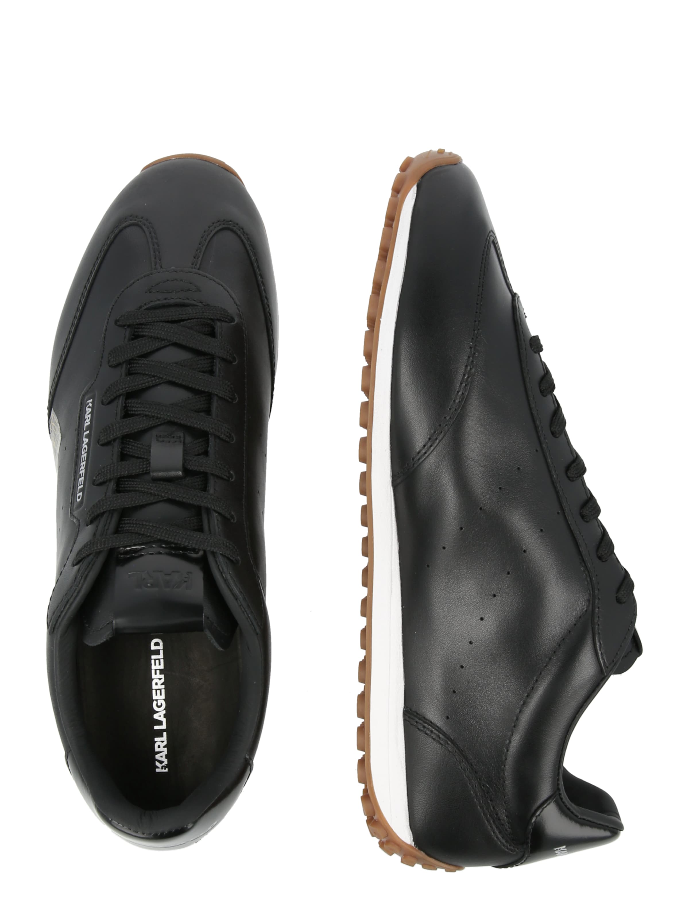 Karl Lagerfeld Σνίκερ χαμηλό σε μαύρο