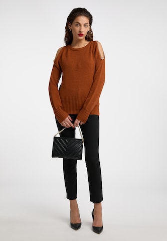 faina Sweater 'Tuxe' in Brown