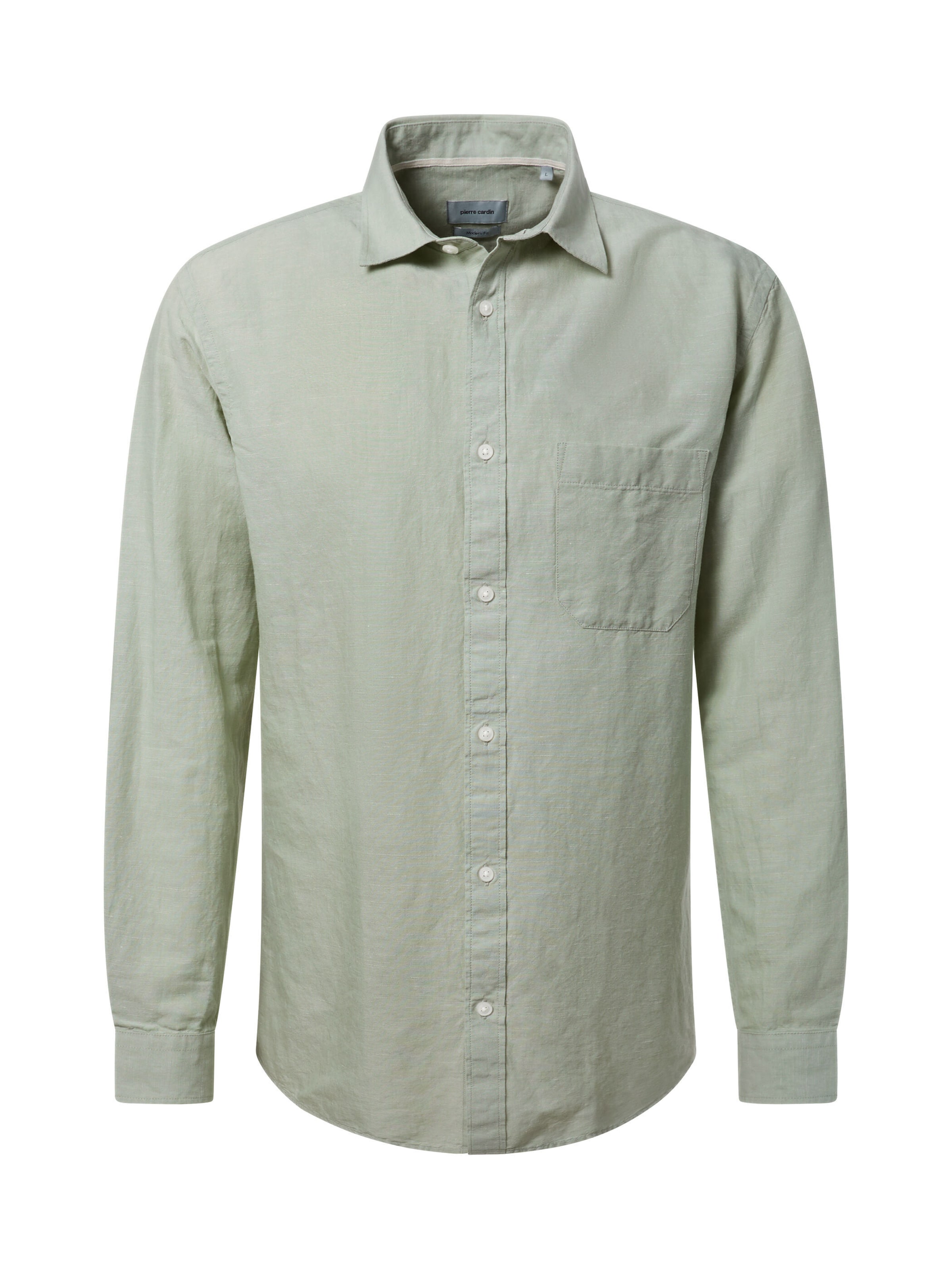 PIERRE CARDIN Hemd in Grün: Vorderseite