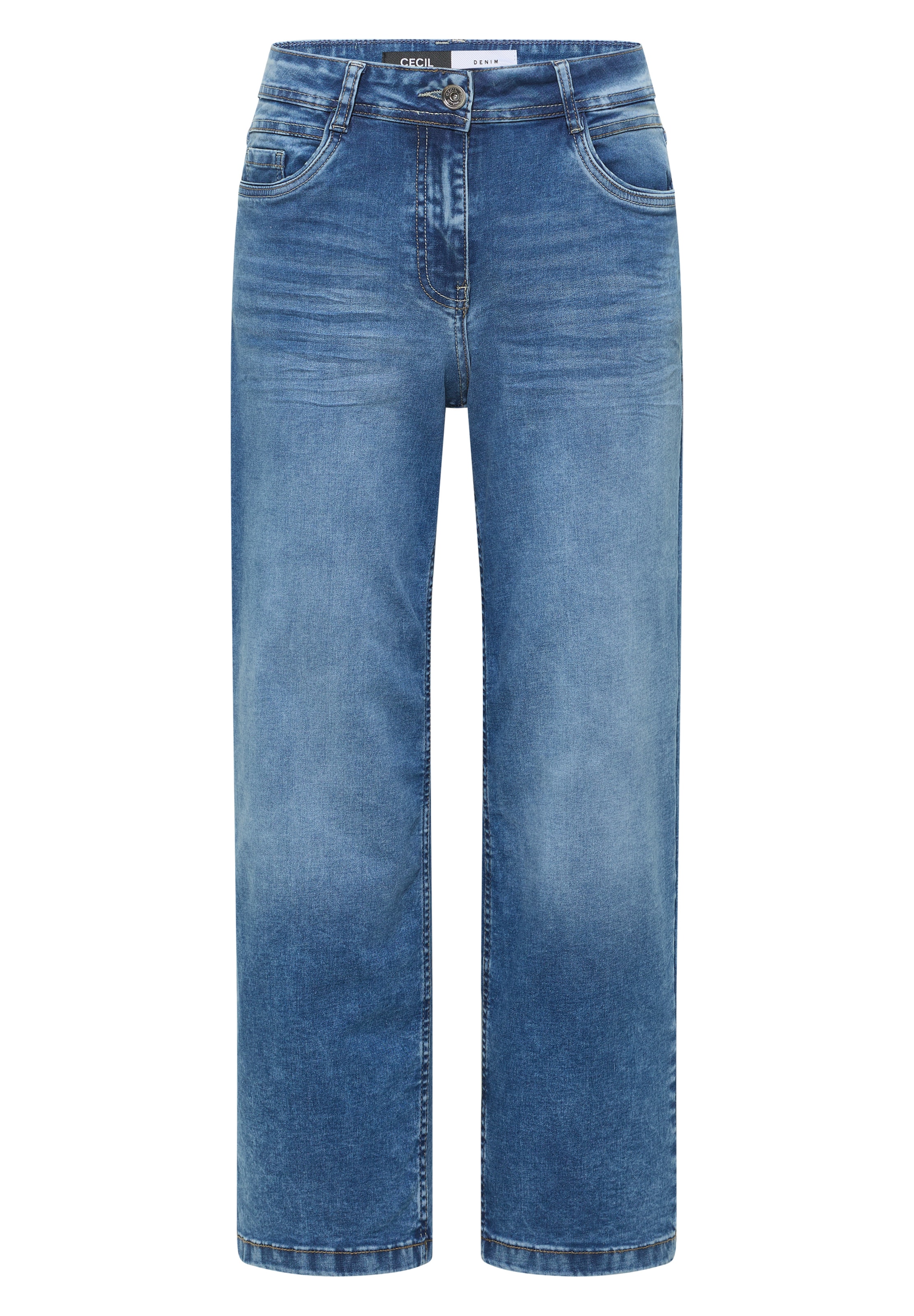 CECIL Wide Leg Jeans in Blau: Vorderseite