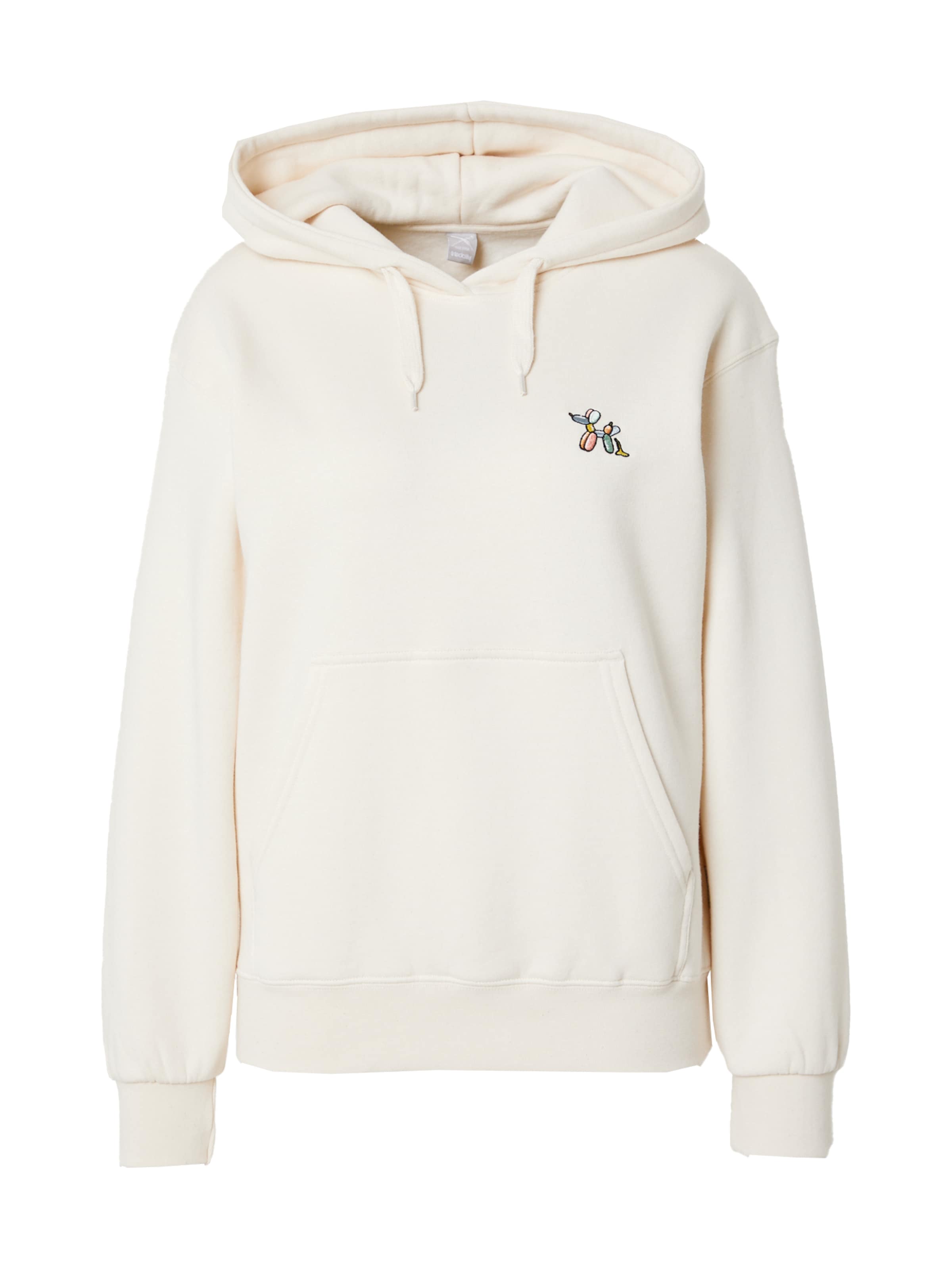 Sweat-shirt 'Puffy Dog' Iriedaily en blanc : devant