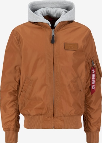 ALPHA INDUSTRIES Übergangsjacke in Braun: predná strana