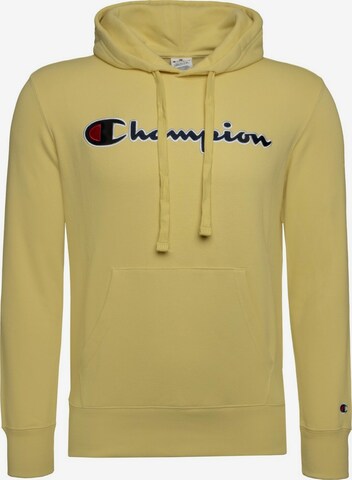 Champion Authentic Athletic Apparel Sweatshirt in Geel: voorkant