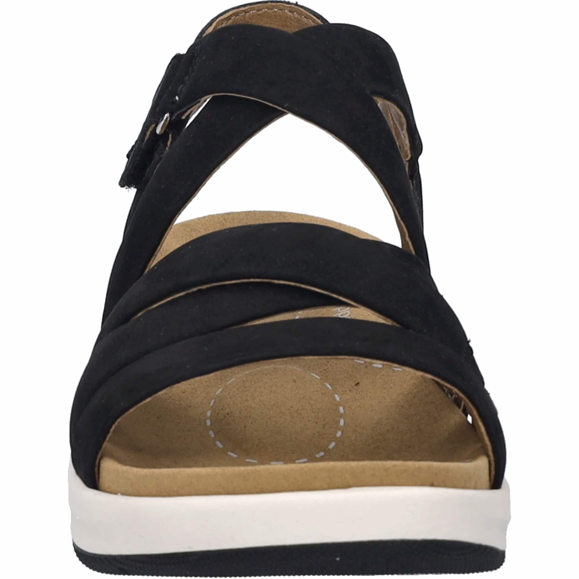 JOSEF SEIBEL Riemensandale in Schwarz