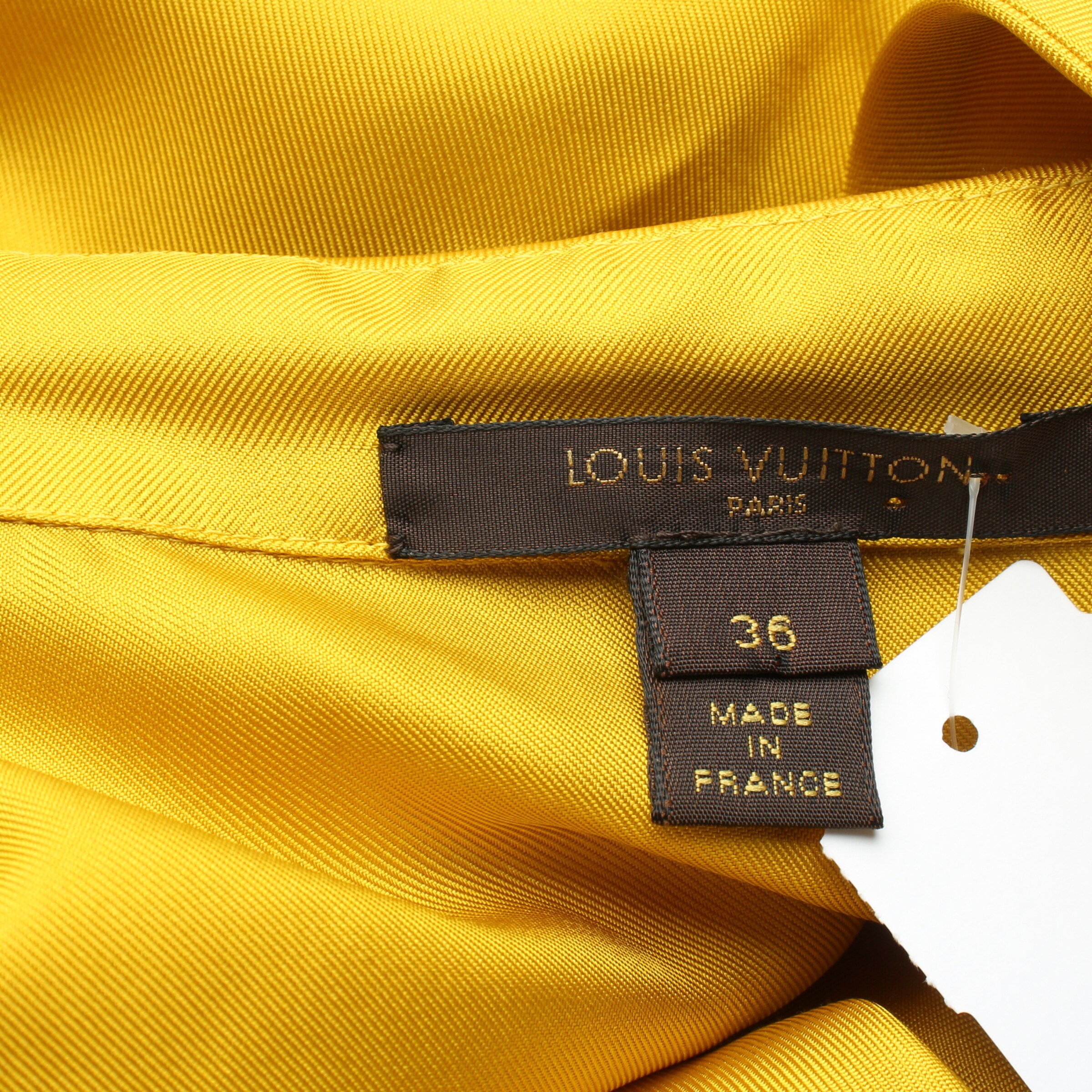 Louis Vuitton Blouse & Tunic in XS in Yellow