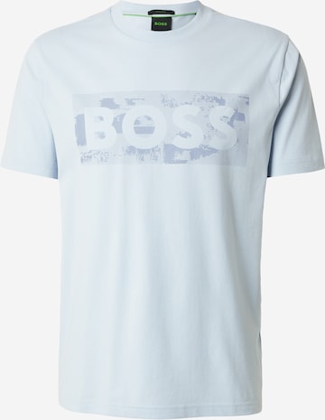 BOSS Paita 'Globe' värissä sininen: etupuoli