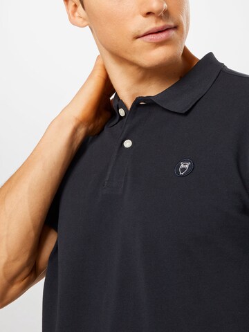 KnowledgeCotton Apparel Poloshirt 'ROWAN' in Blau