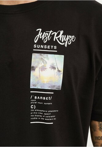 Just Rhyse Shirt 'Zoar' in Zwart
