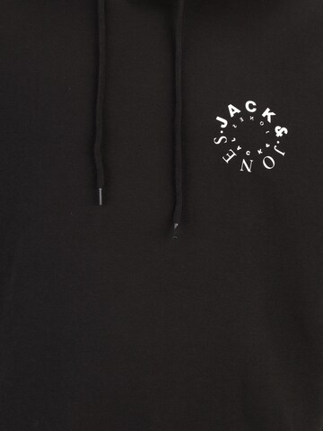 Jack & Jones Plus Sweatshirt 'JJWARRIOR' in Schwarz
