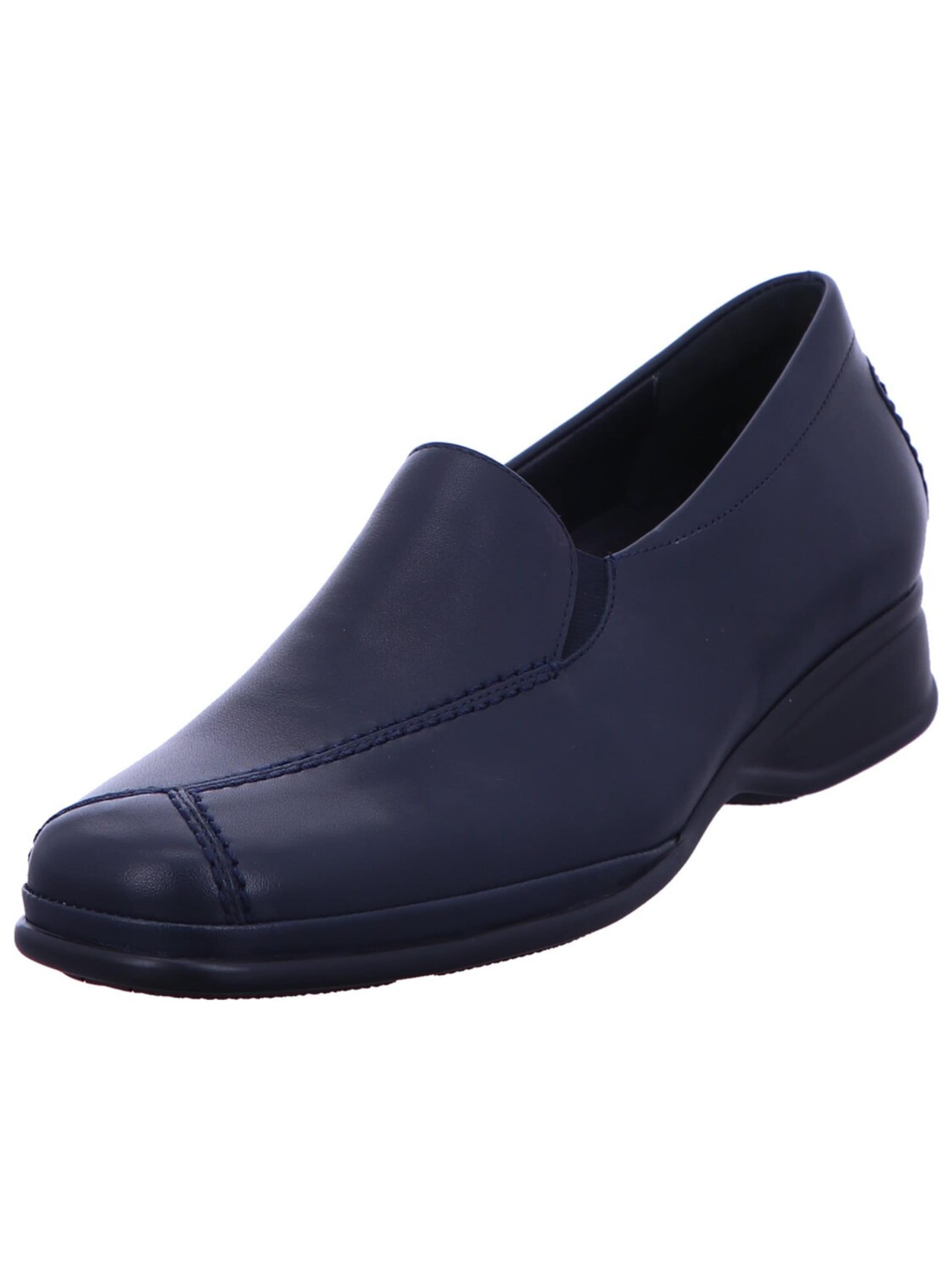 SEMLER Slip On 'Slipper Damen R1635 012 070 Echtleder in blau'‌‌‌‌‌‌ in Blau: Vorderseite