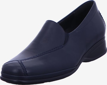 Slip on 'Slipper Damen R1635 012 070 Echtleder in blau' SEMLER en bleu : devant