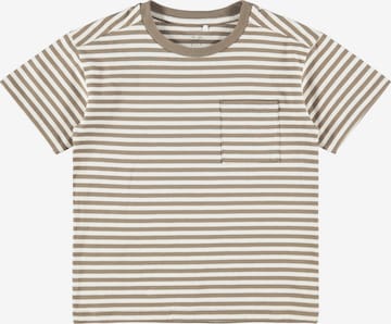 NAME IT T-shirt 'Louis' i vit: framsida