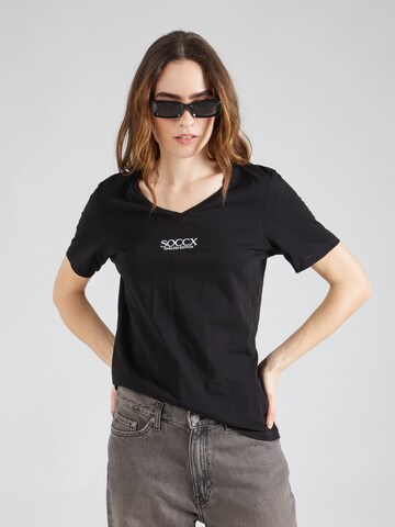 Soccx Shirt 'HAP:PY' in Black