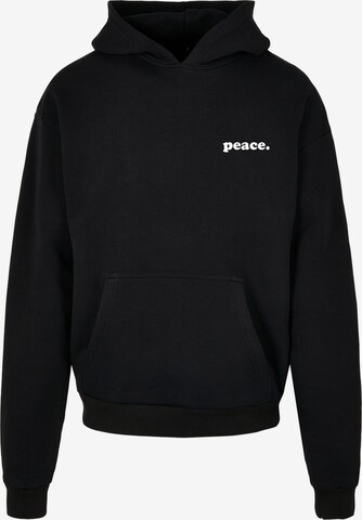 Sweat-shirt 'Peace' Merchcode en noir : devant