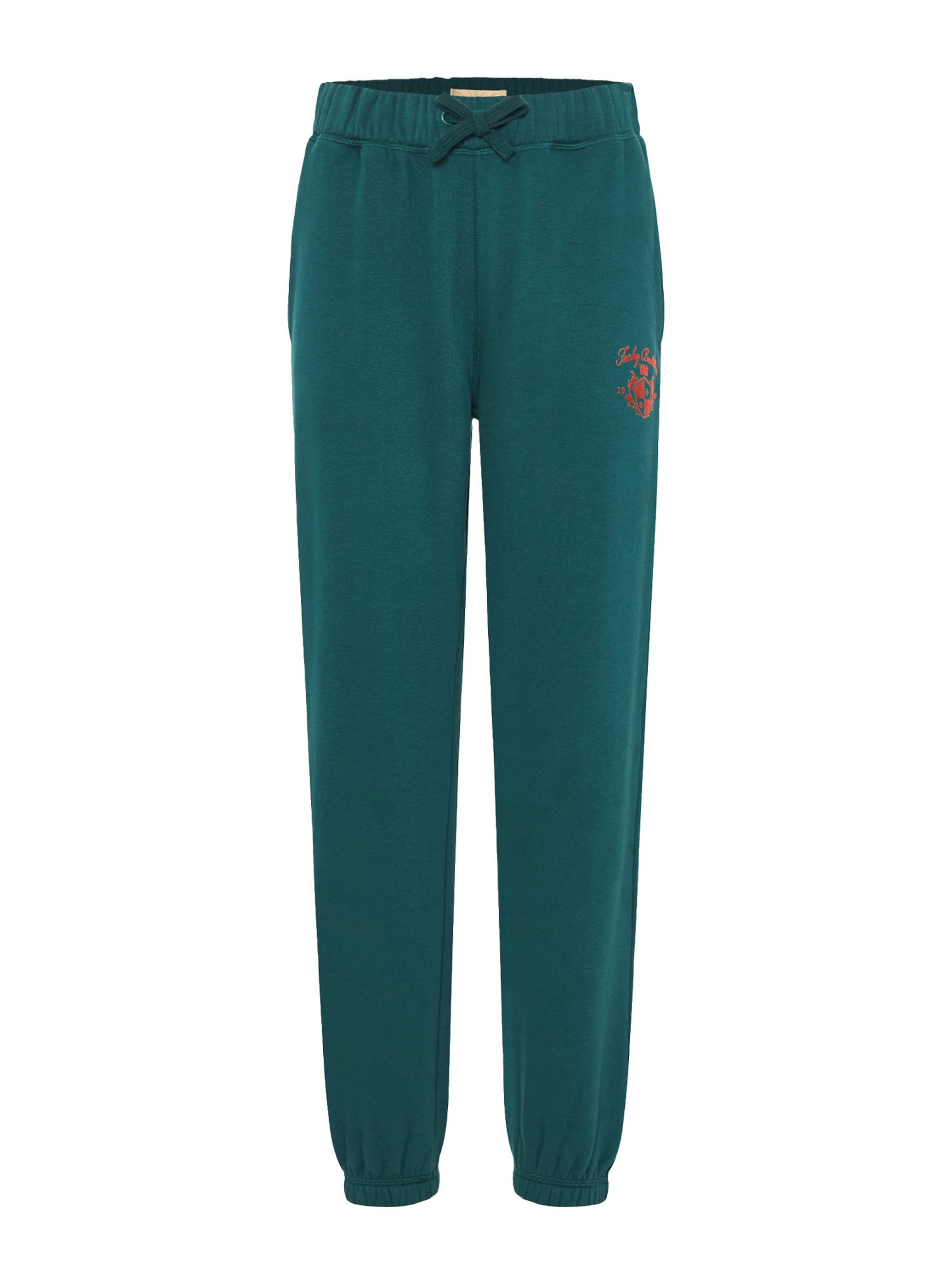 Funky Buddha Regular Sportbroek in Groen: voorkant