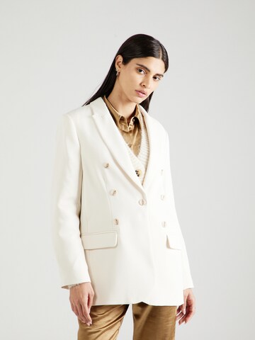 Blazer 'Fluid' di Summum in bianco: frontale