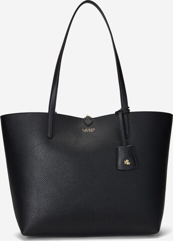 Cabas Lauren Ralph Lauren en noir : devant