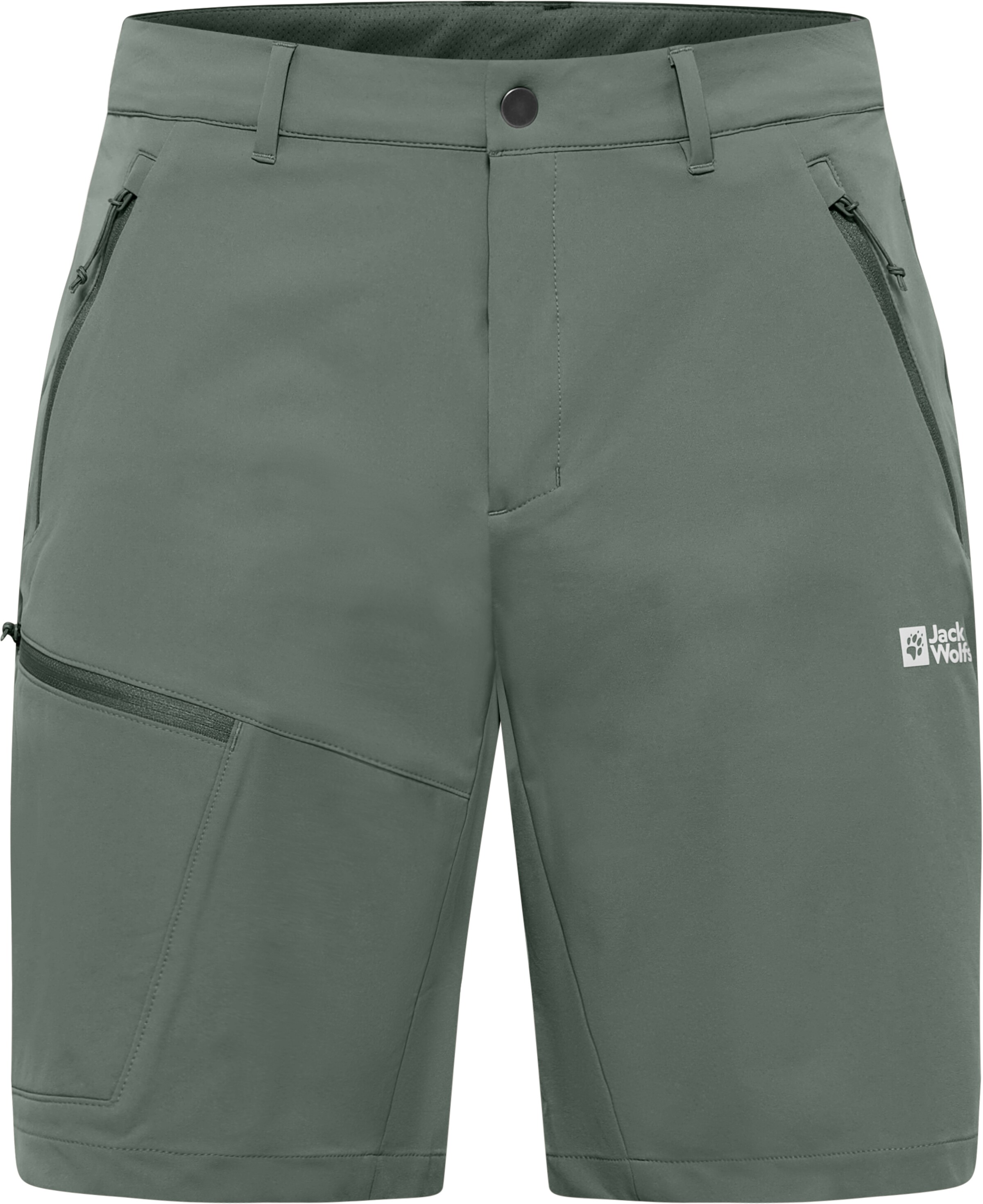 JACK WOLFSKIN Outdoor trousers in Green: front