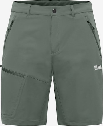 JACK WOLFSKIN Outdoorbroek in Groen: voorkant