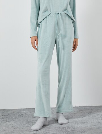 Koton Pajama Pants in Green: front